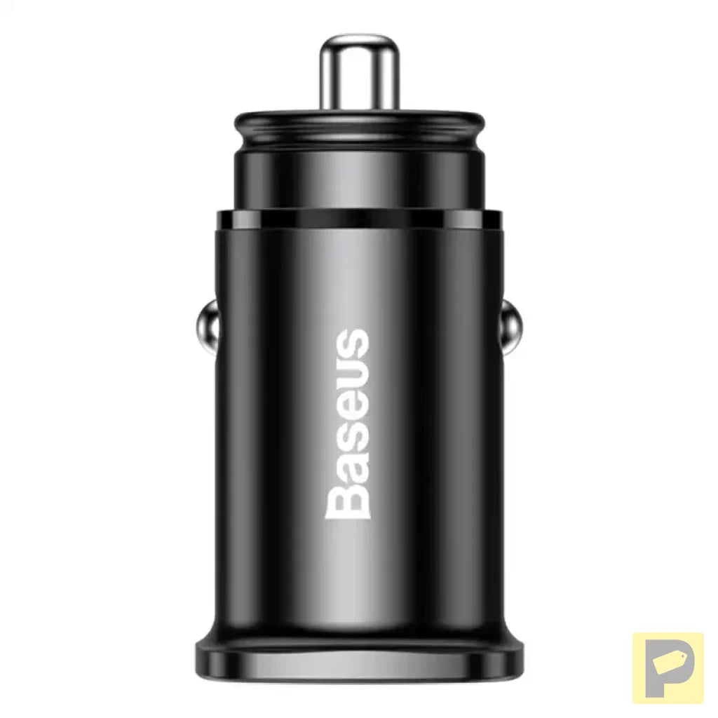 Baseus Square Car Charger PPS QC4.0 / PD3.0 5A 30W (black)
