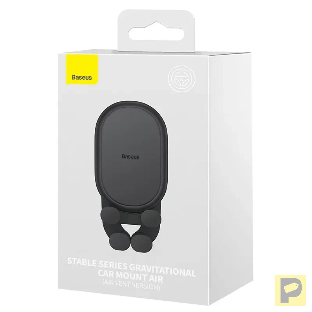 Baseus Stable Gravitational Car Phone Holder to Ventilation Grid (black)