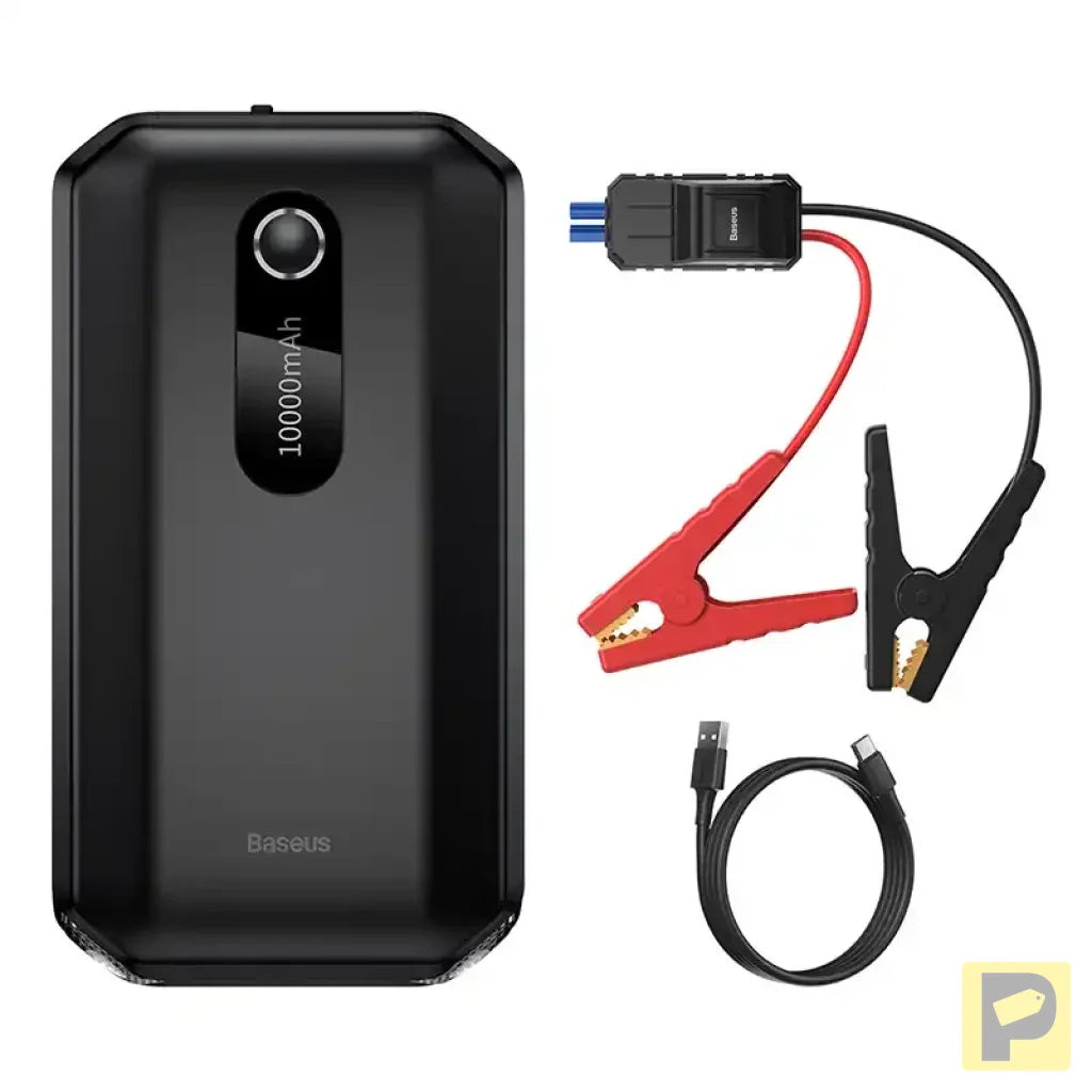 Baseus Super Energy Car Jump Starter 10000mAh, 1000A, USB (black)