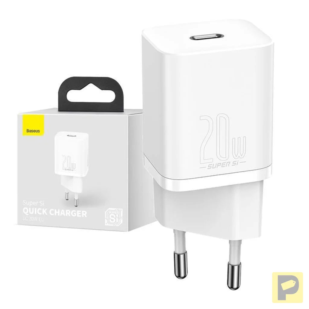 Baseus Super Si Quick Charger 1C 20W (white)