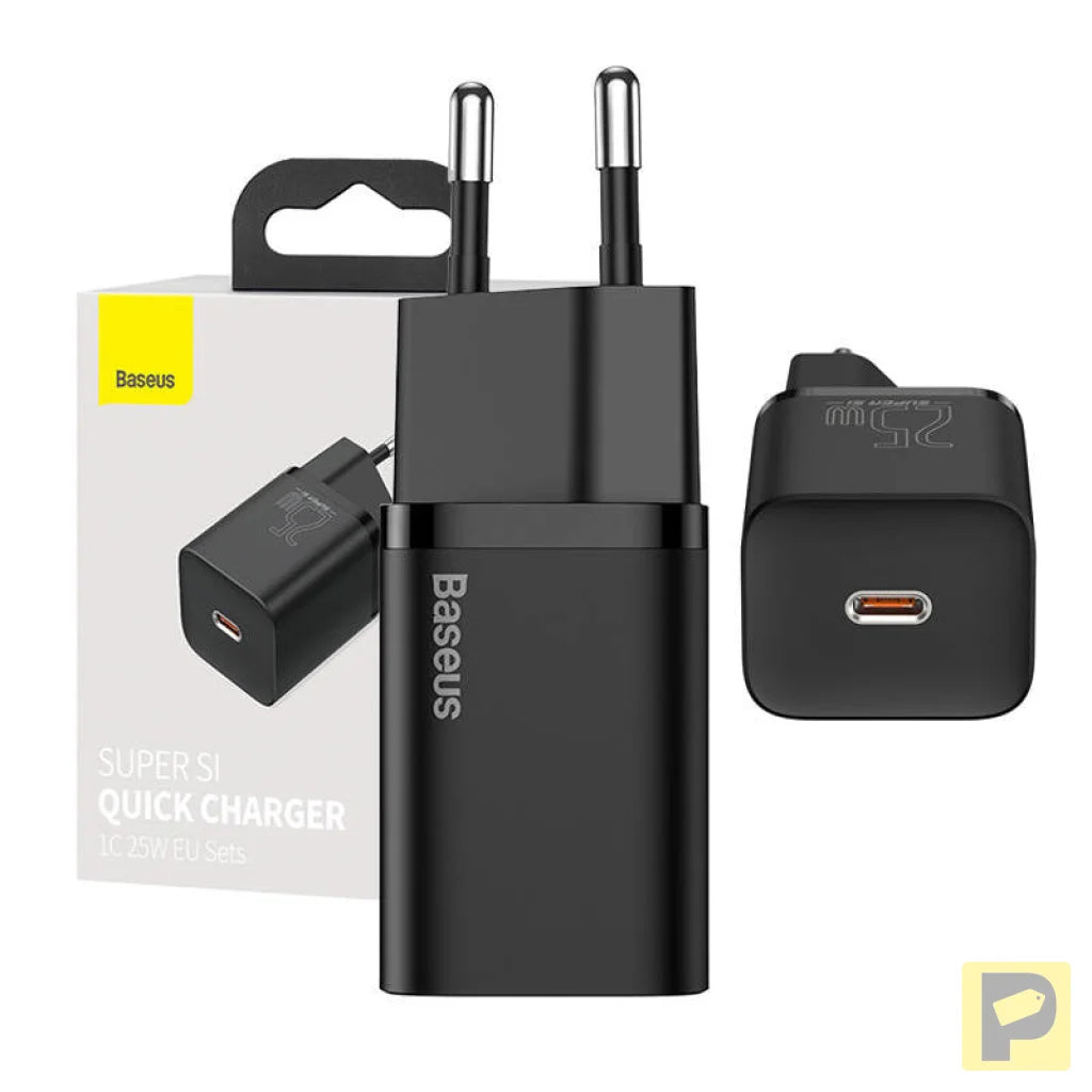 Baseus Super Si Quick Charger 1C 25W (black)