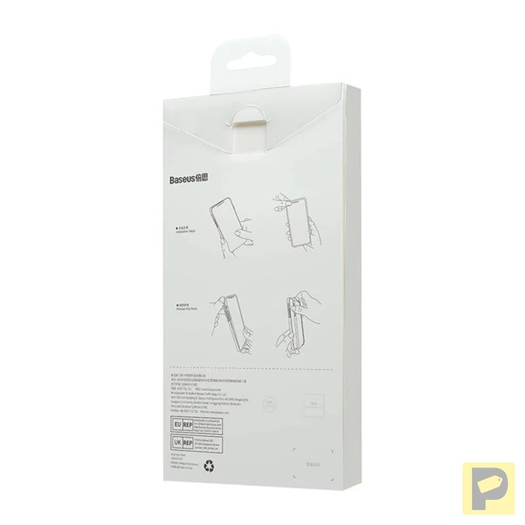 Baseus SuperCeramic Transparent Glass Case and Tempered Glass set for iPhone 14 Plus