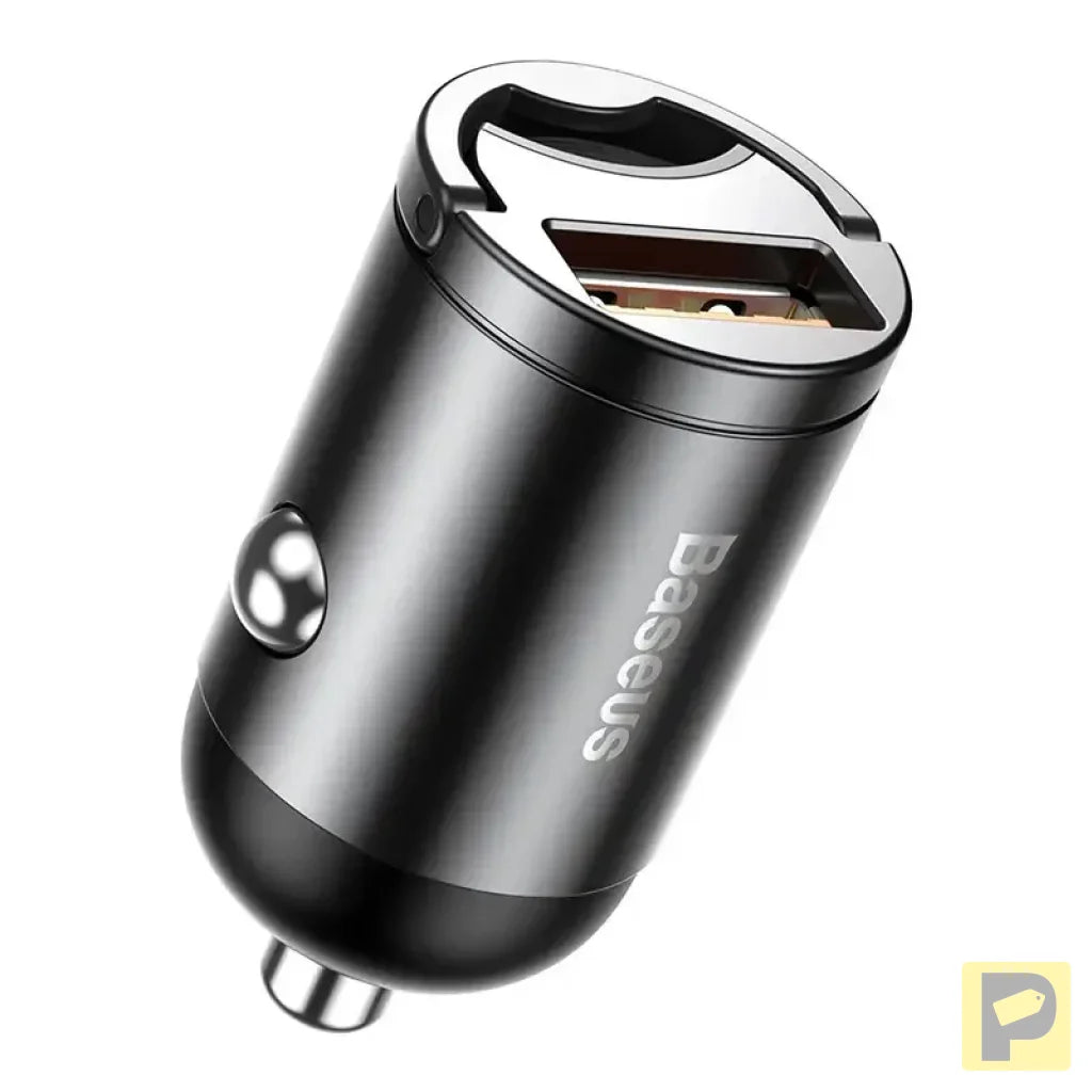 Baseus Tiny Star Mini Quick Charge Car Charger USB Port 30W Grey