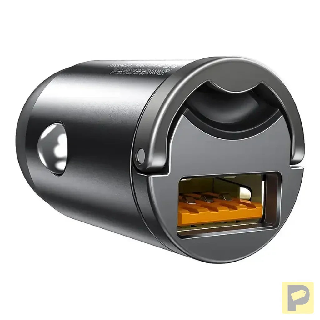 Baseus Tiny Star Mini Quick Charge Car Charger USB Port 30W Grey