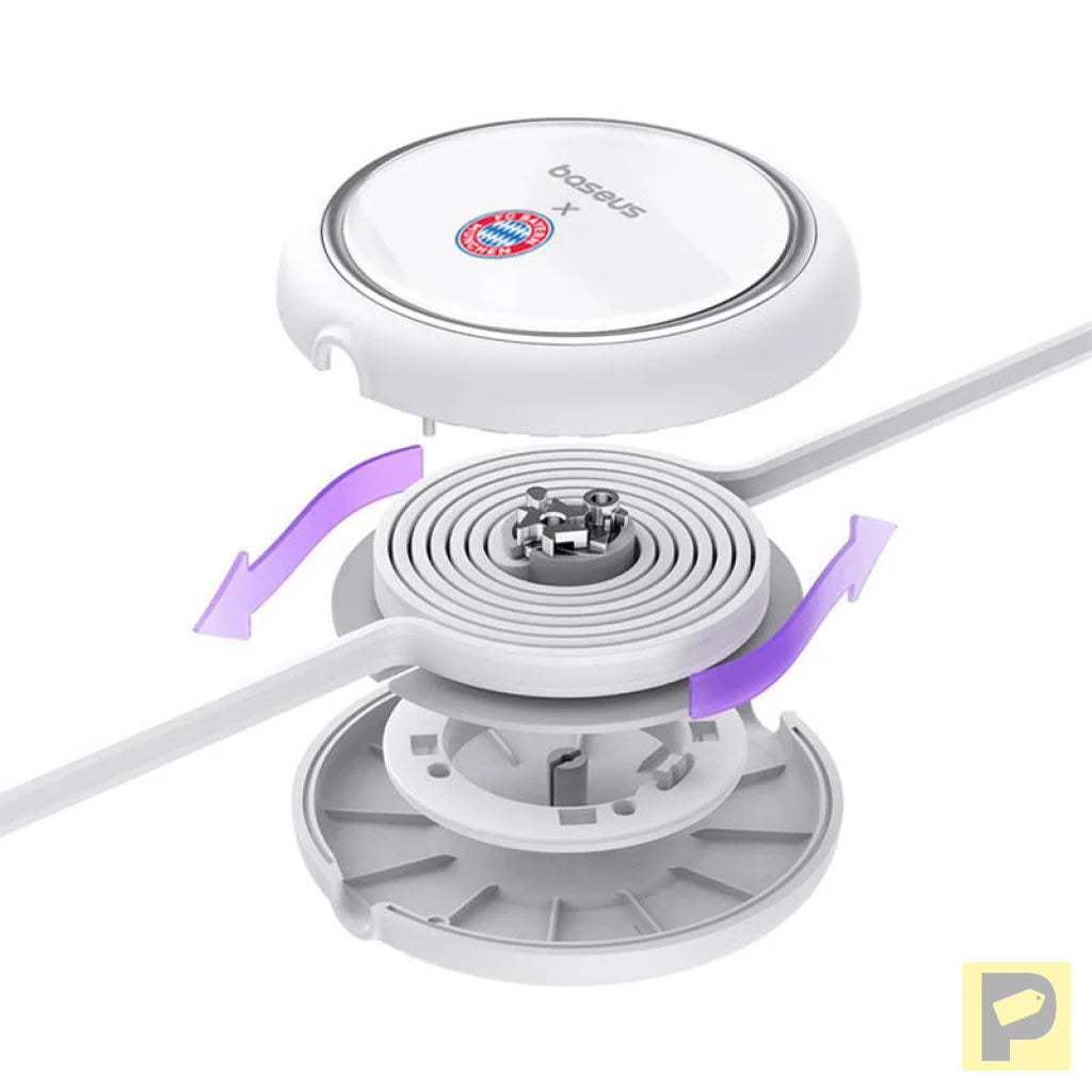 Baseus USB-C to USB-C 100W Charging Cable (White) Bayern Edition