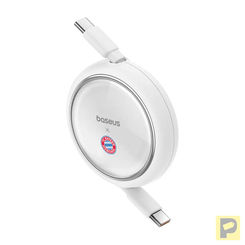 Baseus USB-C to USB-C 100W Charging Cable (White) Bayern Edition