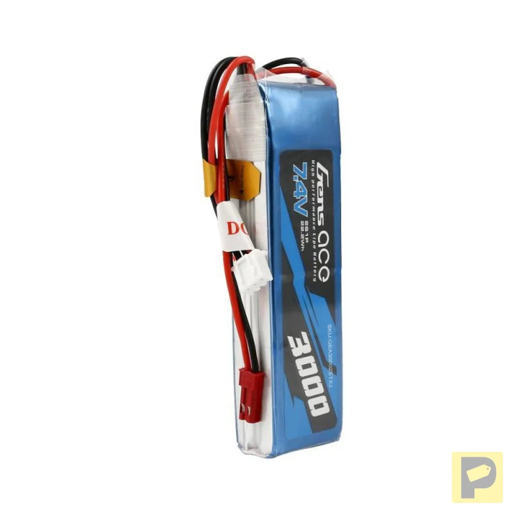 Battery Gens Ace 3000mAh 7.4V 1C 2S1P LiPo