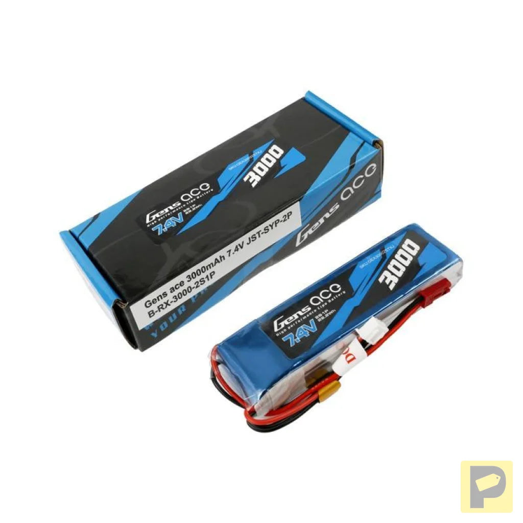 Battery Gens Ace 3000mAh 7.4V 1C 2S1P LiPo