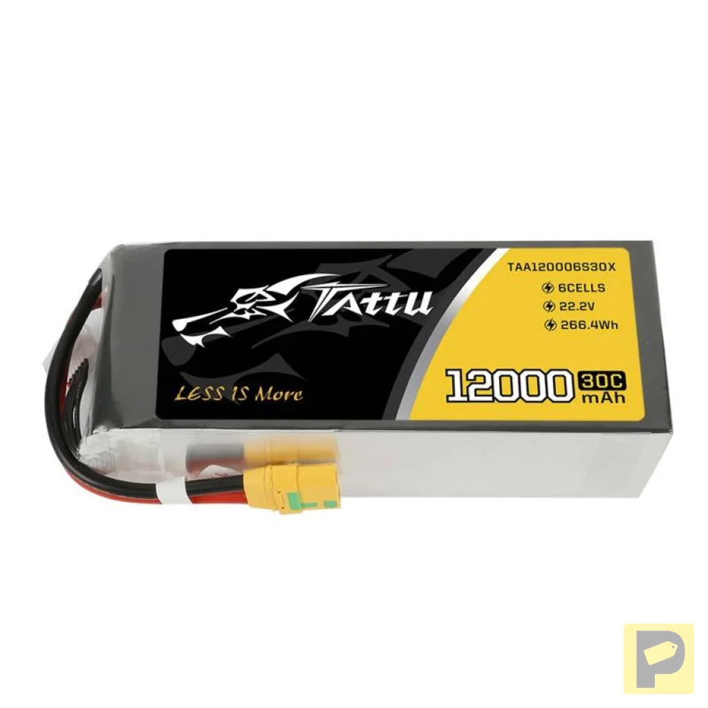 Battery Tattu 12000mAh 22.2V 30C 6S1P XT90