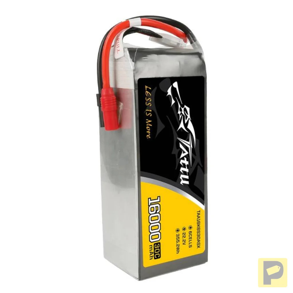 Battery Tattu 16000mAh 22.2V 30C 6S1P LiPo AS150+XT150