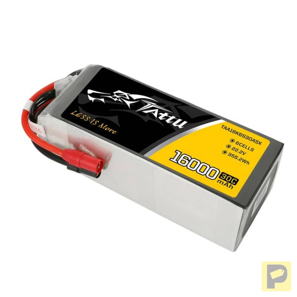 Battery Tattu 16000mAh 22.2V 30C 6S1P LiPo AS150+XT150