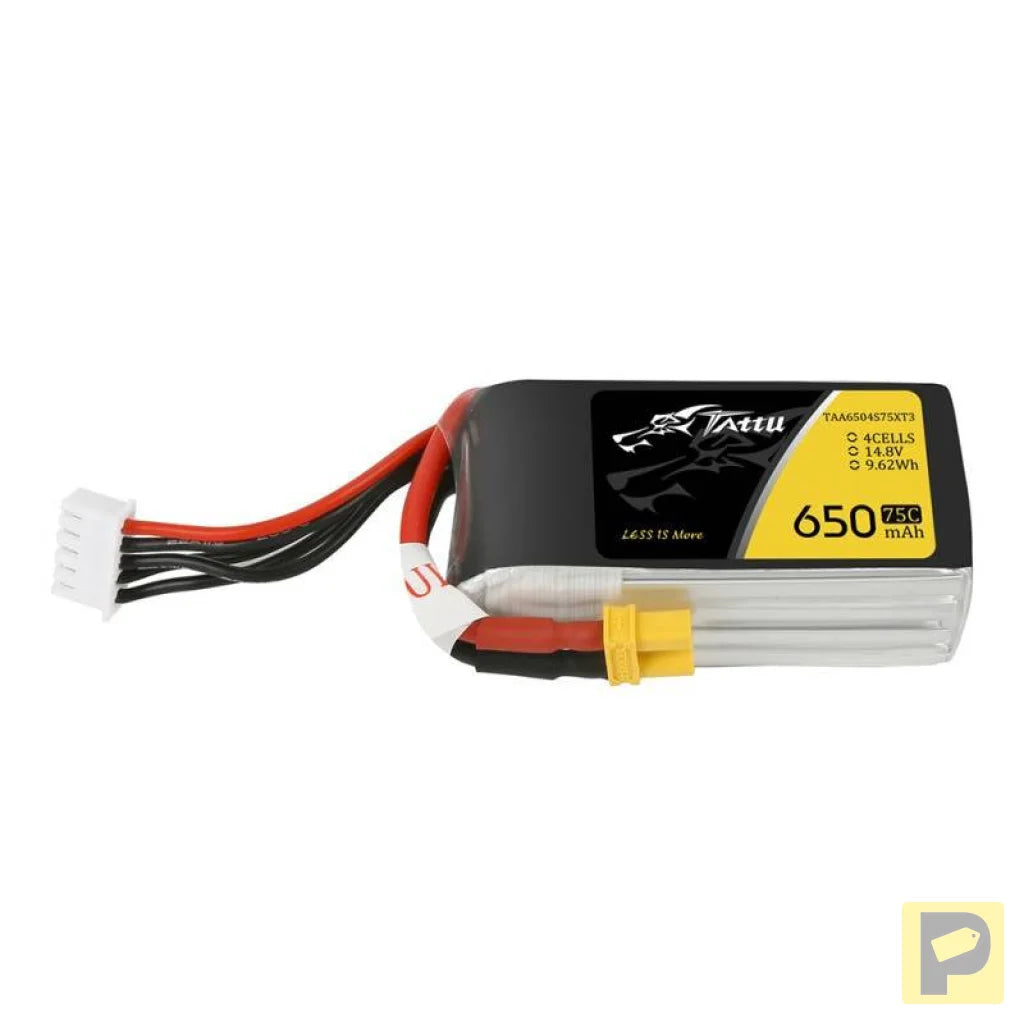 Battery Tattu 650mAh 14.8V 75C 4S1P XT30