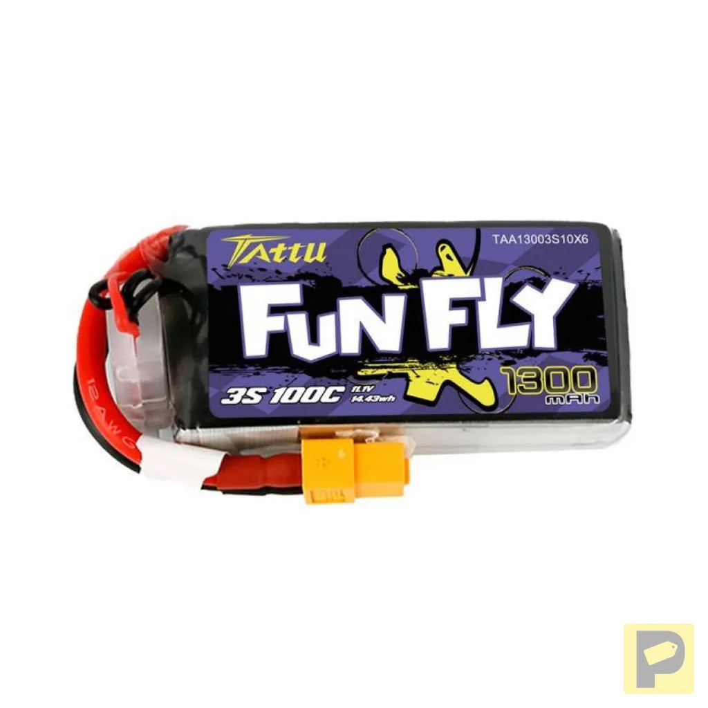 Battery Tattu Funfly 1300mAh 11,1V 100C 3S1P