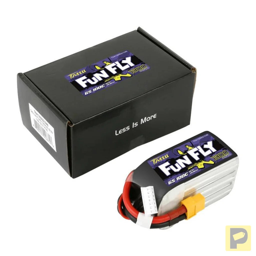 Battery Tattu Funfly 1300mAh 22,2V 100C 6S1P XT60