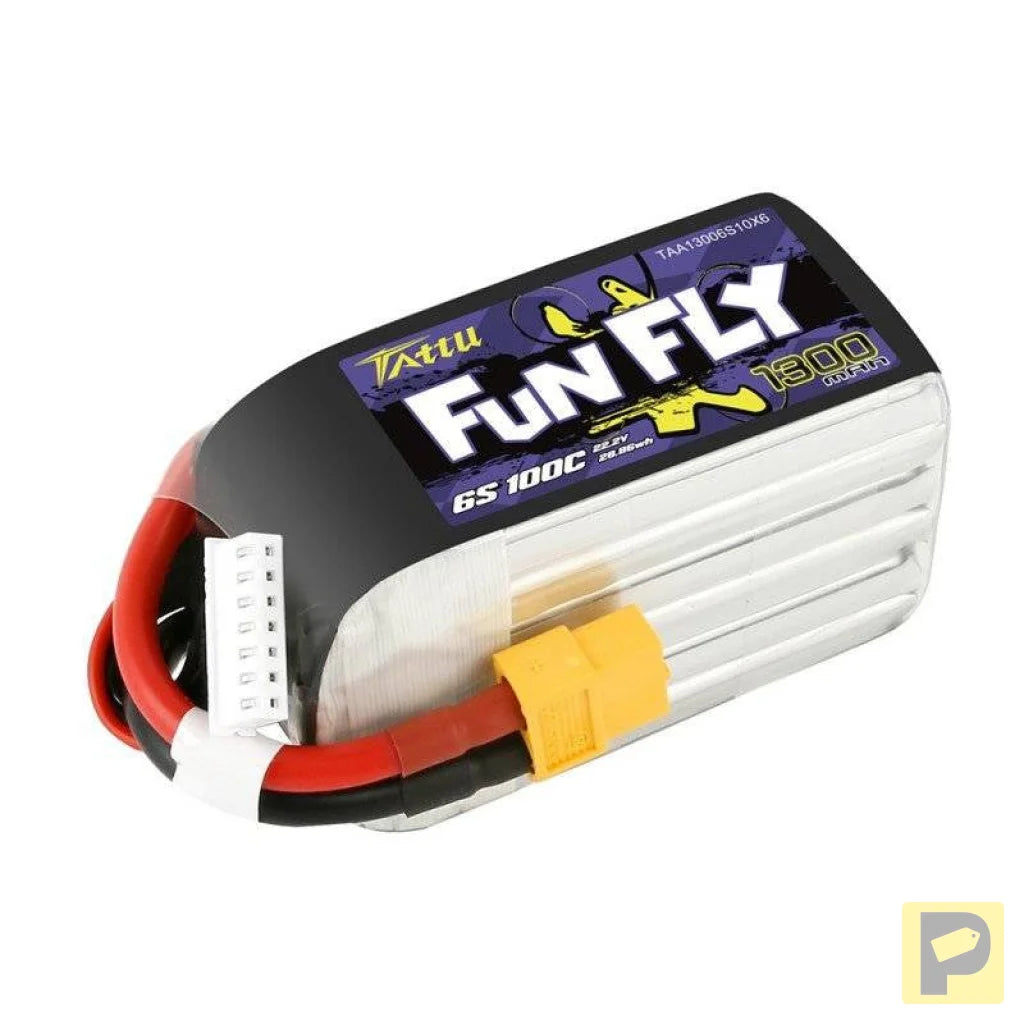 Battery Tattu Funfly 1300mAh 22,2V 100C 6S1P XT60