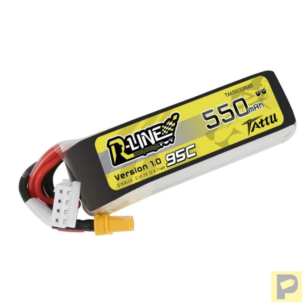 Battery Tattu R-Line 550mAh 11.1V 95C 3S1P XT30