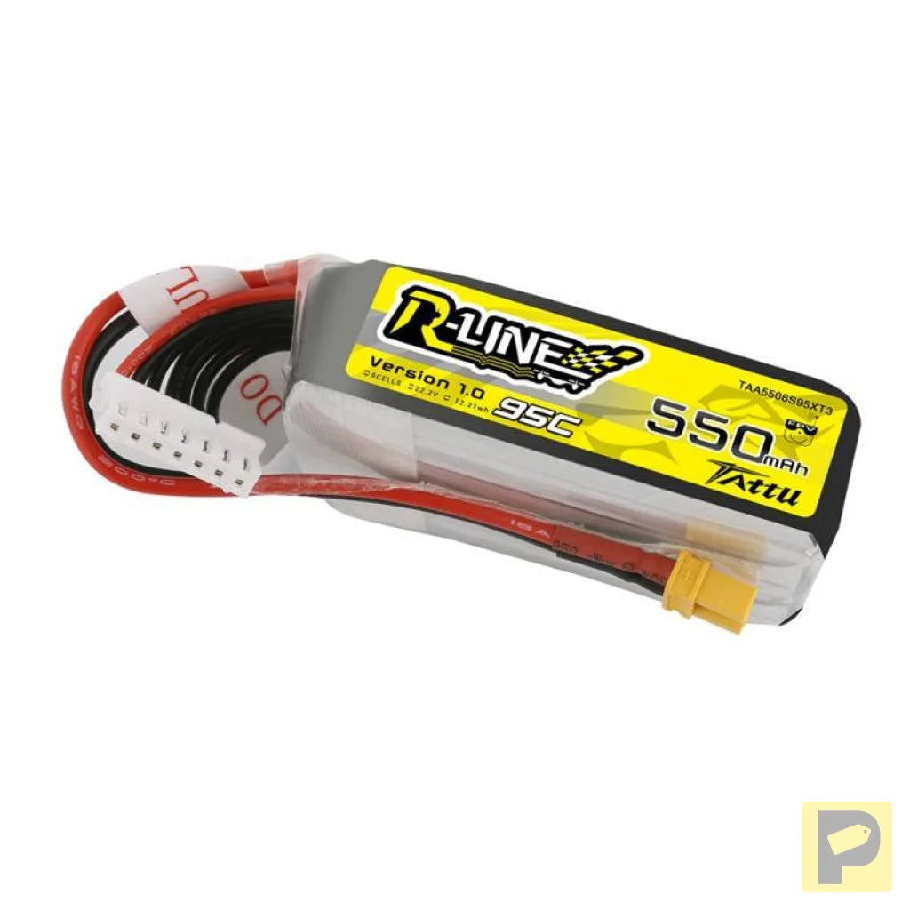Battery Tattu R-Line 550mAh 22.2V 95C 6S1P XT30
