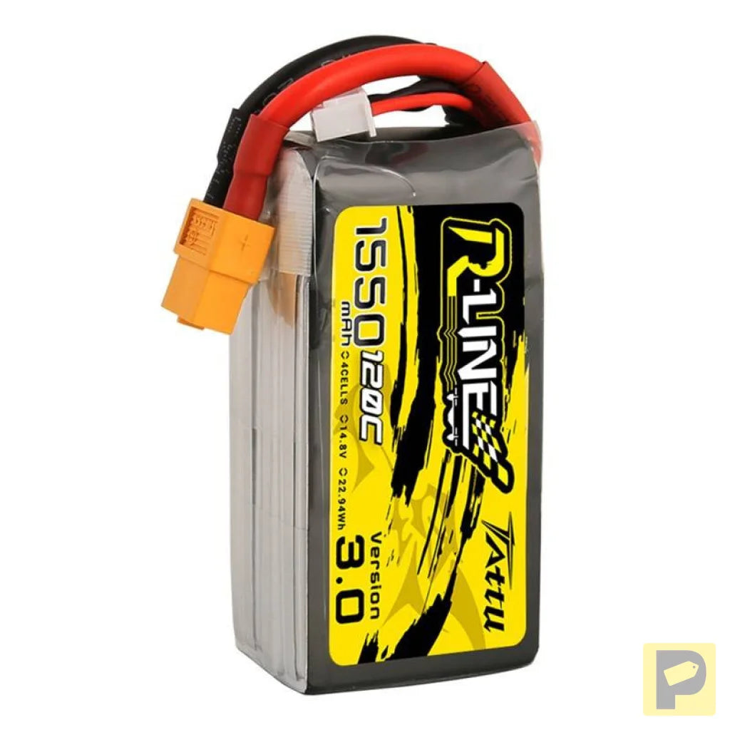 Battery Tattu R-Line Version 3.0 1550mAh 14,8V 120C 4S1P XT60