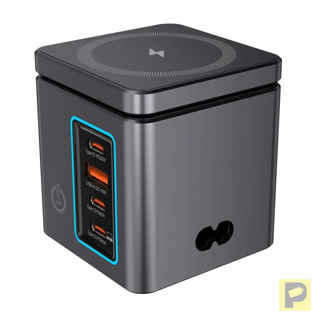 Blitzwolf BW-i113 GaN, USB-A, 3xUSB-C, 105W mains charger