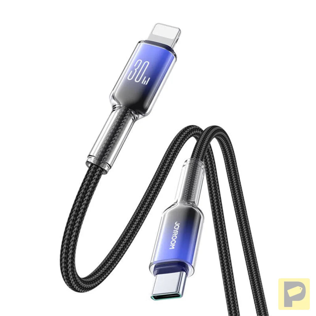 Cable USB-C Lightning Joyroom S-A42 30W 1.2m (black)