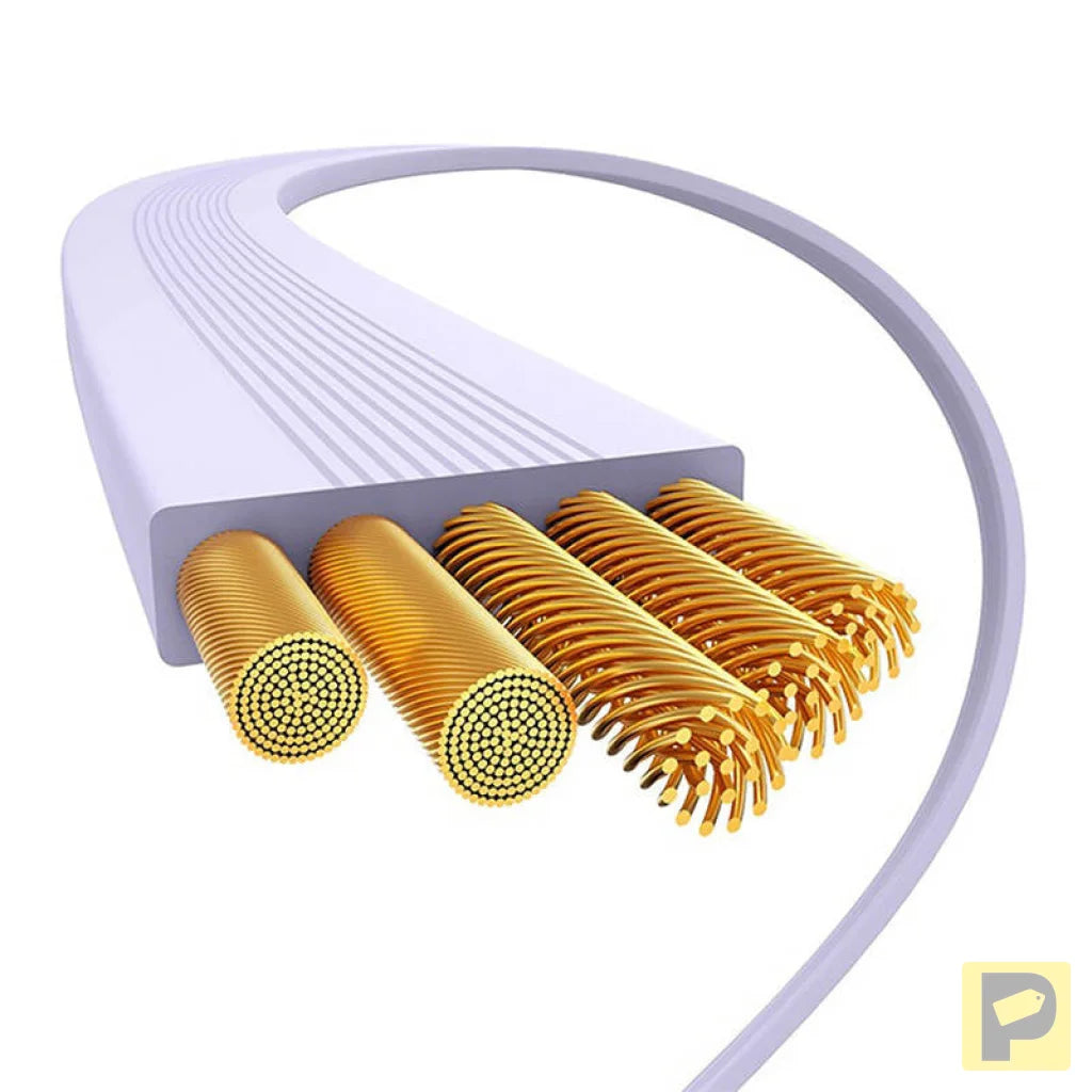 Cable USB-C to USB-C Baseus Free2Draw, PD, 100W, 1m (purple)