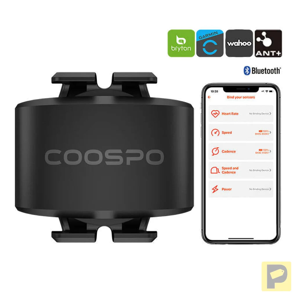 Cadence Sensor Coospo BK9C compatibile with Wahooo, Garmin, Bryton etc.