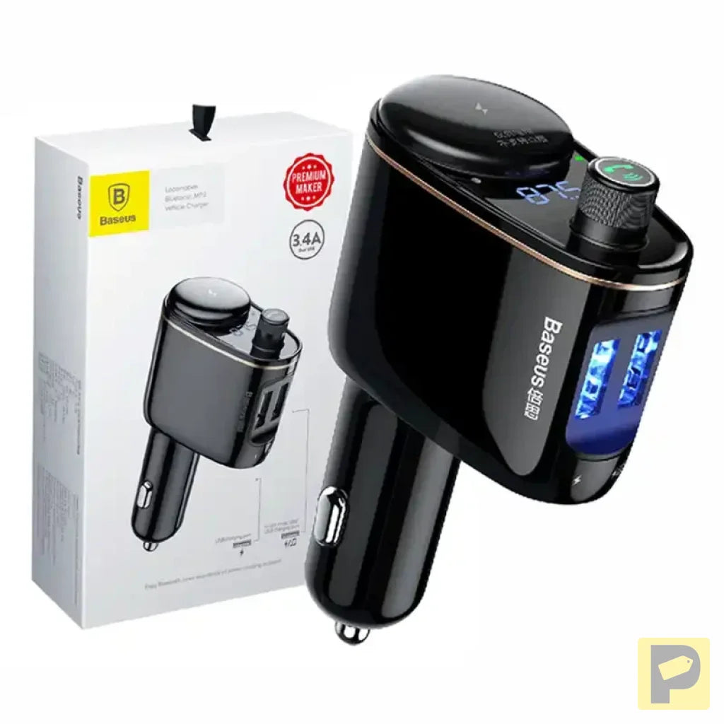 Car Bluetooth MP3 Player Baseus S-06Black OS