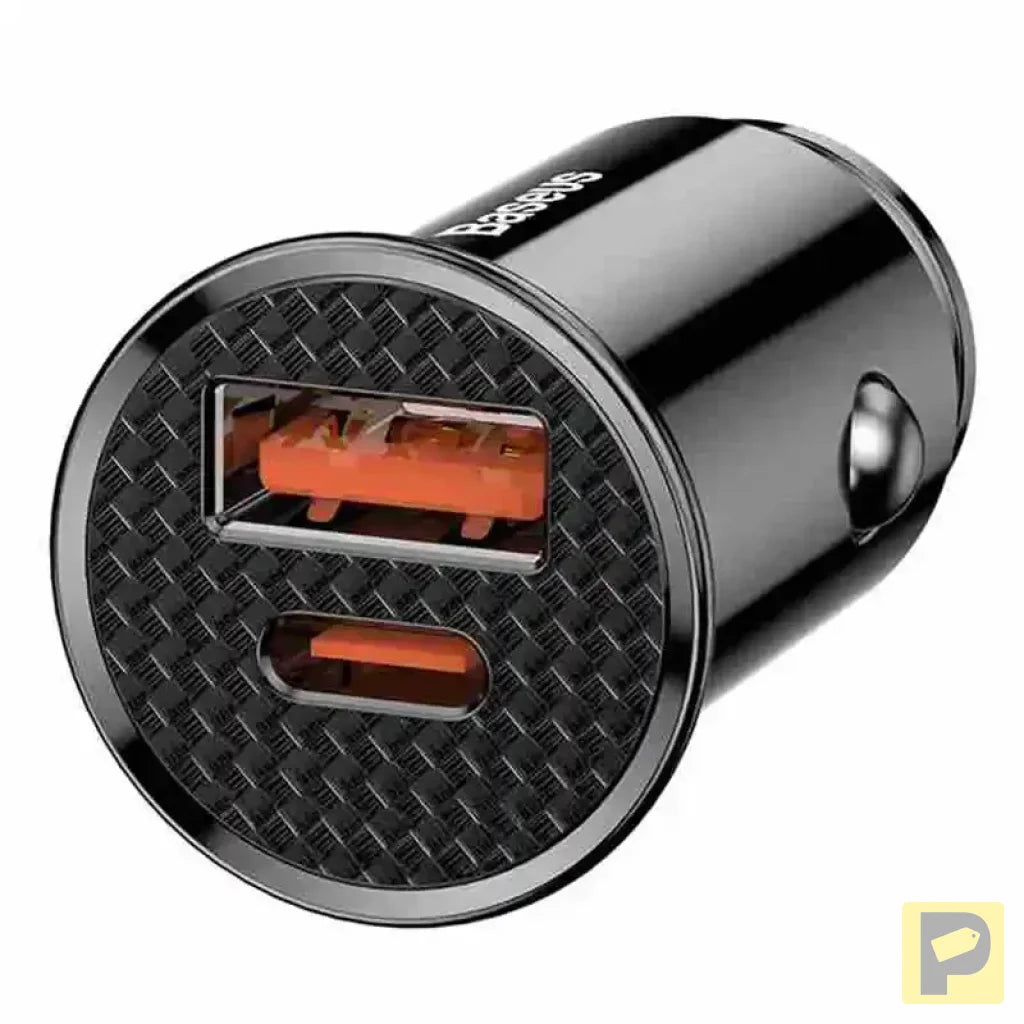 Car Charger Baseus Circular PD QC4.0+ 5A 30W (czarna)