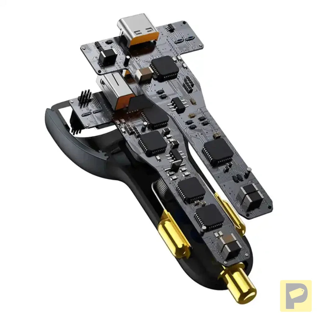 Car Charger Baseus Qualcomm, USB, 2x USB-C, 160W (Grey)