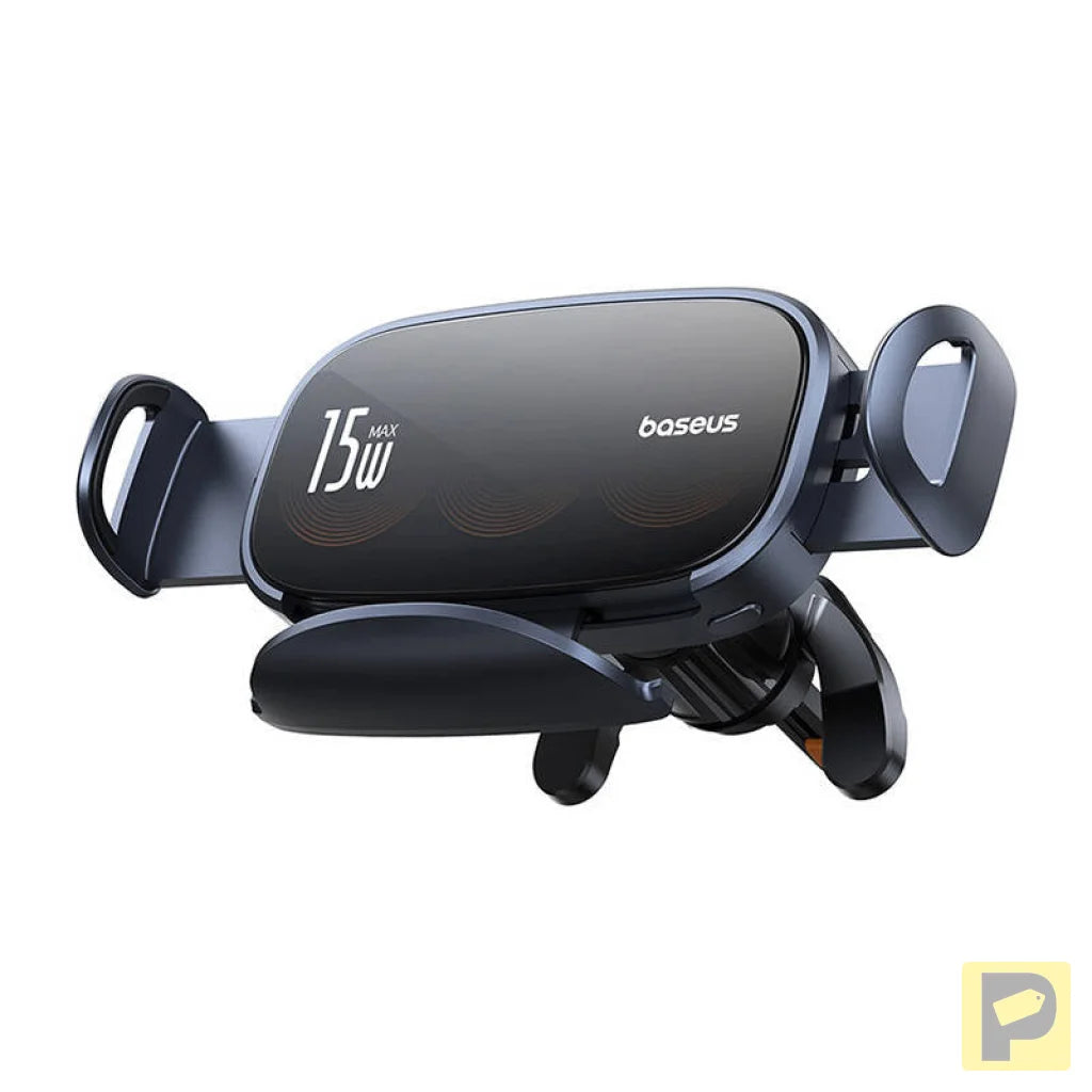 Car holder with inductive charger Baseus LightChaser (Black)