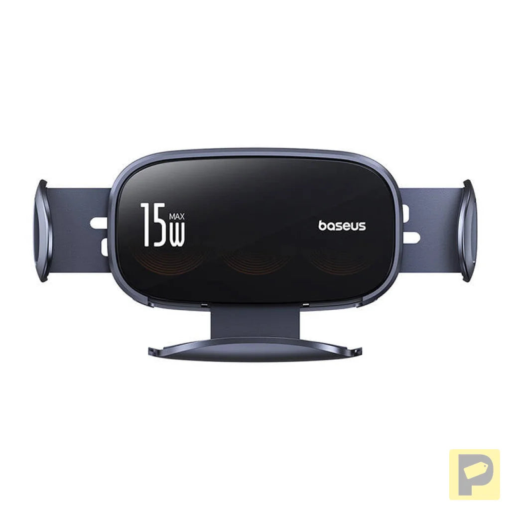 Car holder with inductive charger Baseus LightChaser (Black)