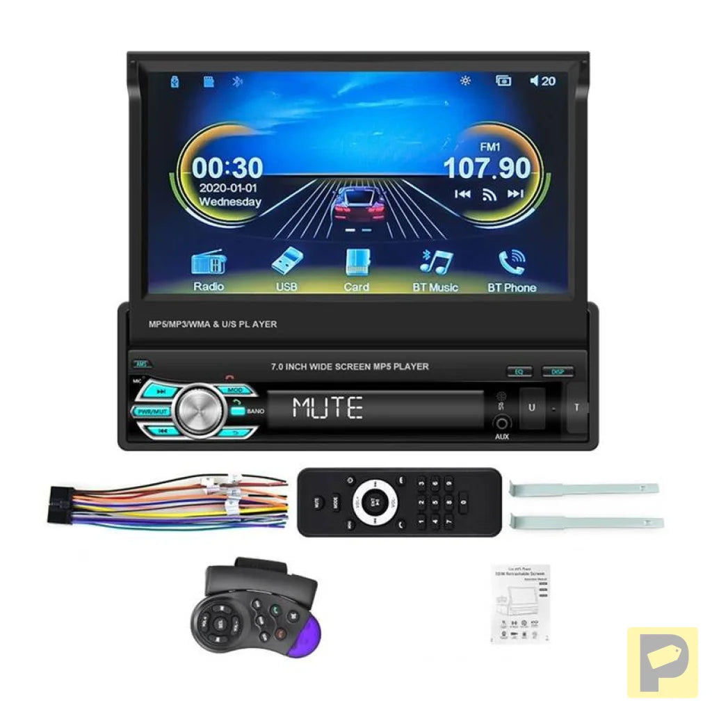 Car monitor 7'' Podofo A3503 Carplay&Android Auto
