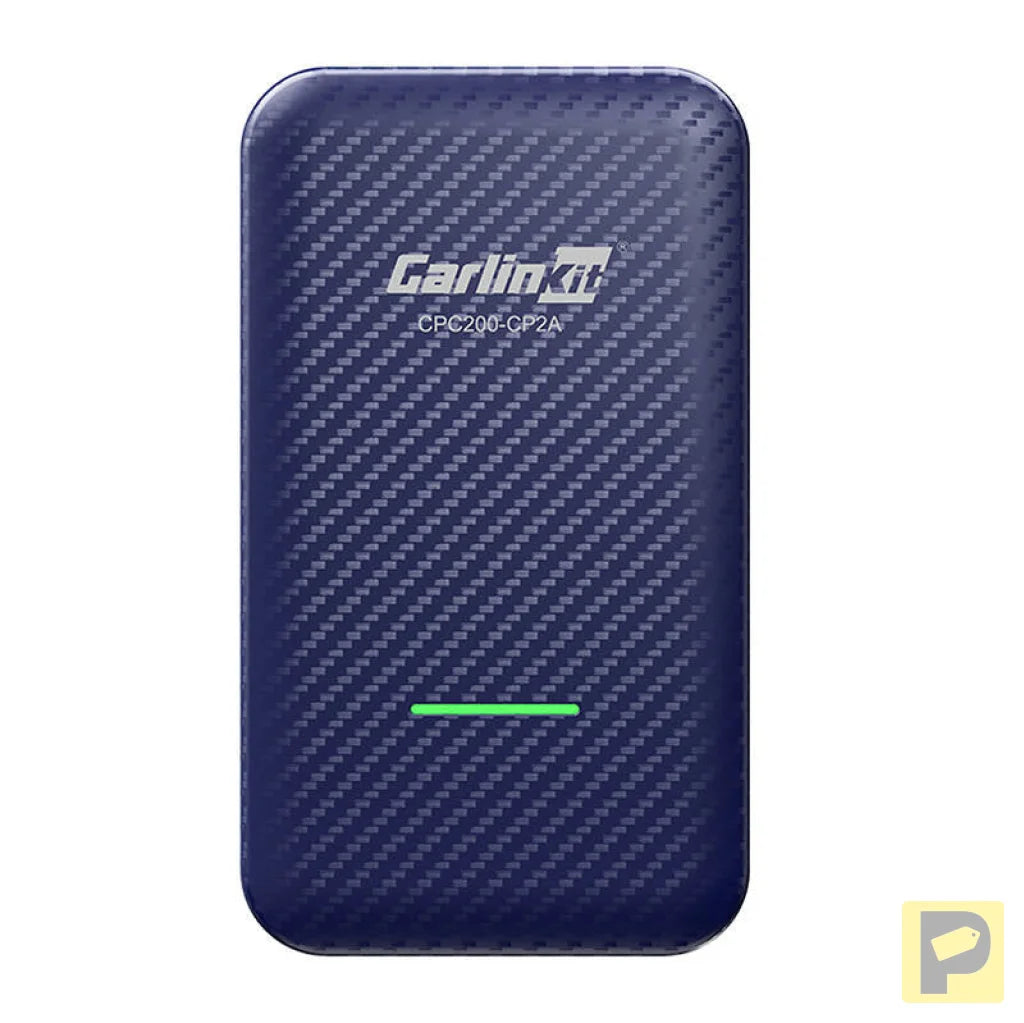 Carlinkit CP2A wireless adapter Apple Carplay/Android Auto (blue)