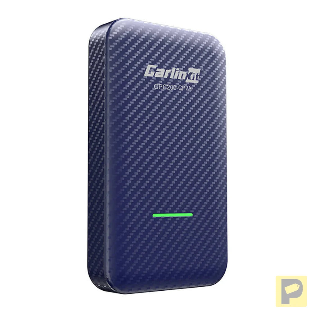 Carlinkit CP2A wireless adapter Apple Carplay/Android Auto (blue)