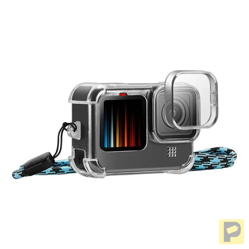 Case with Lens Cap and Neck Strap PULUZ for GoPro Hero 9 / 10 / 11