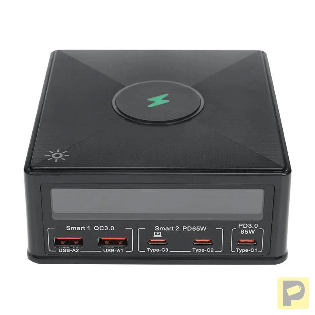 Charger Blitzwolf 868H, 2xUSB-A, 3xUSB type-C, 160W (black)