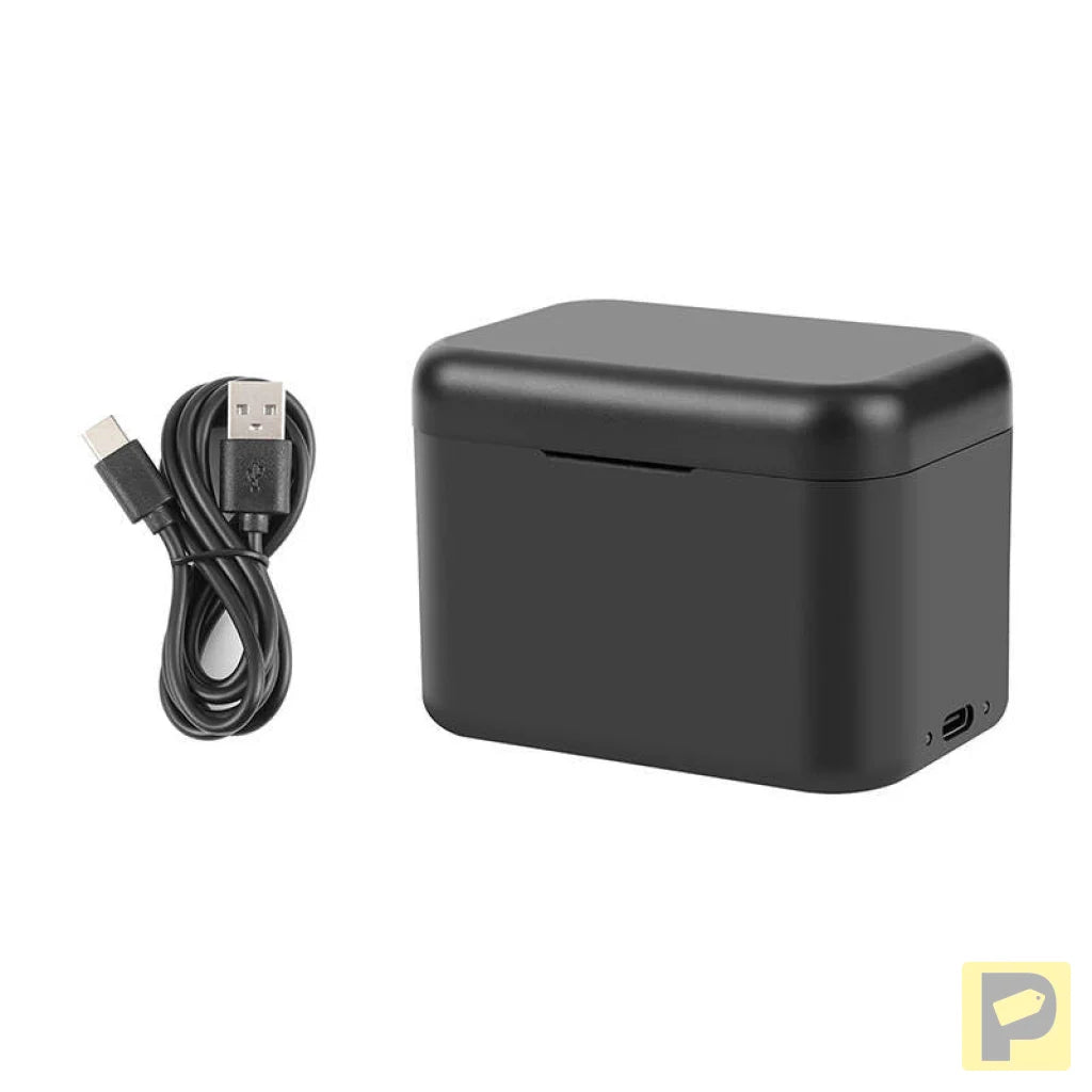 Charging case for batteries and memory cards PULUZ for Insta360 X4 (black)