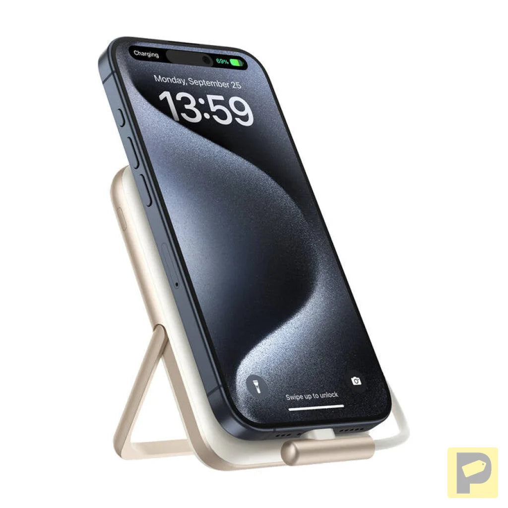 Choetech B735 magnetic powerbank 10000mAh 20W PD + USB-C cable (white)