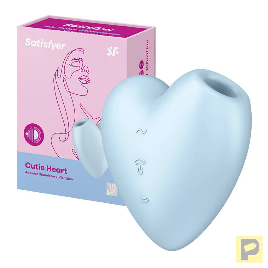 Clitoral massager Satisfyer Cutie Heart (blue)