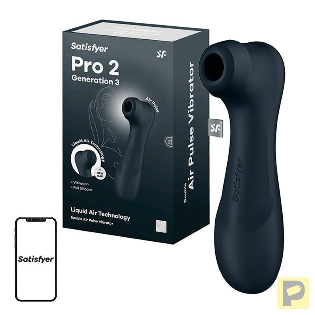 Clitoral Massager with App Satisfyer Pro 2 Generation 3 (black)