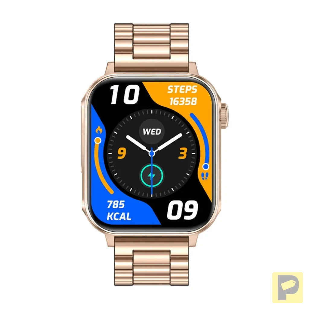 Colmi P80 smartwatch (steel-gold)