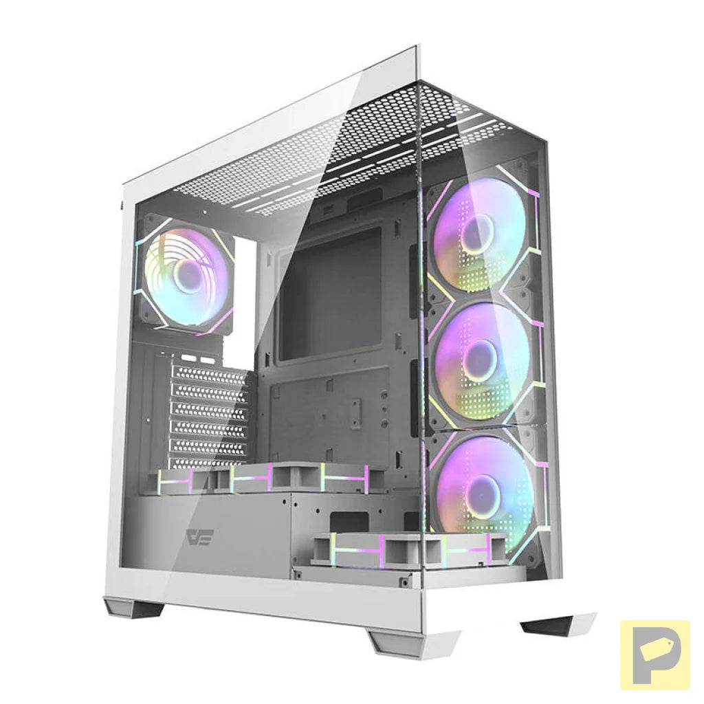 Computer case Darkflash DS900 (white) + 7 ARGB Fans