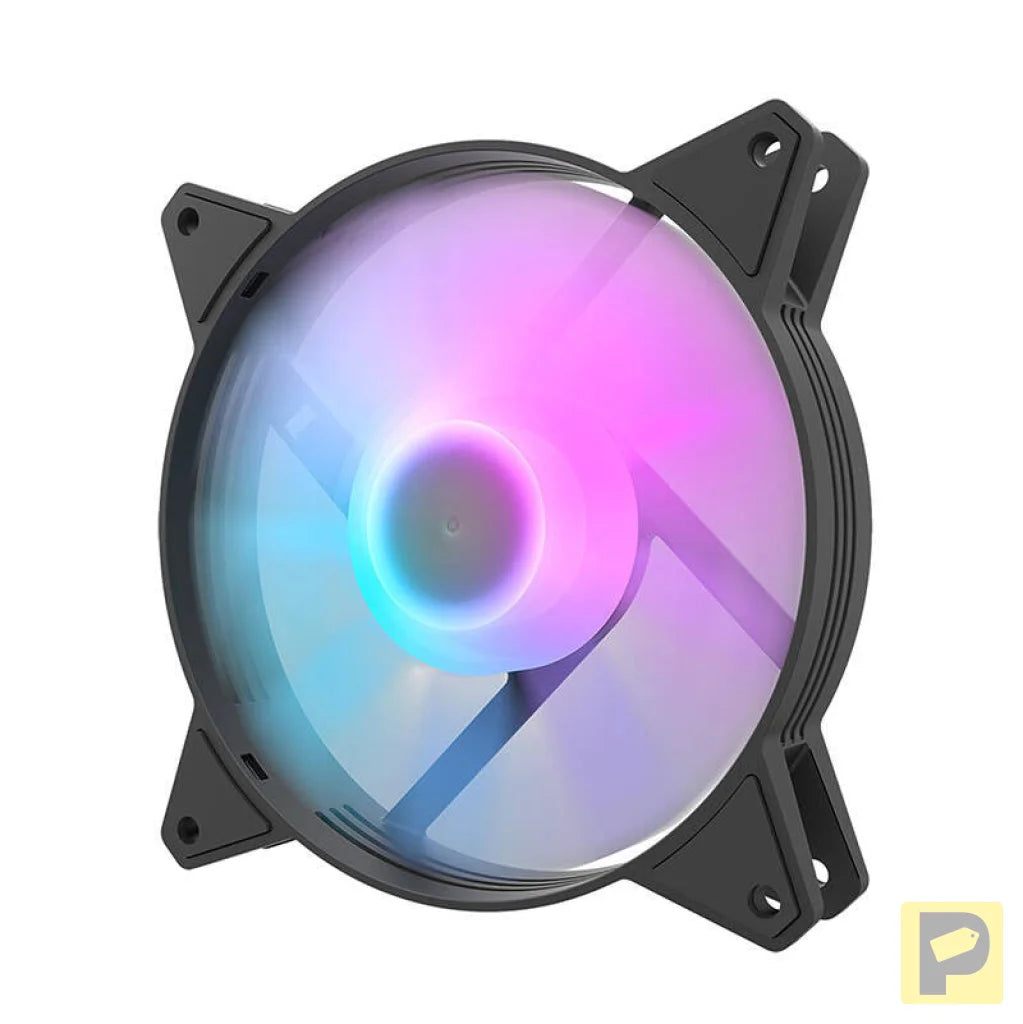 Computer Fan Set Darkflash C6, RGB, 3in1 120x120 (black)