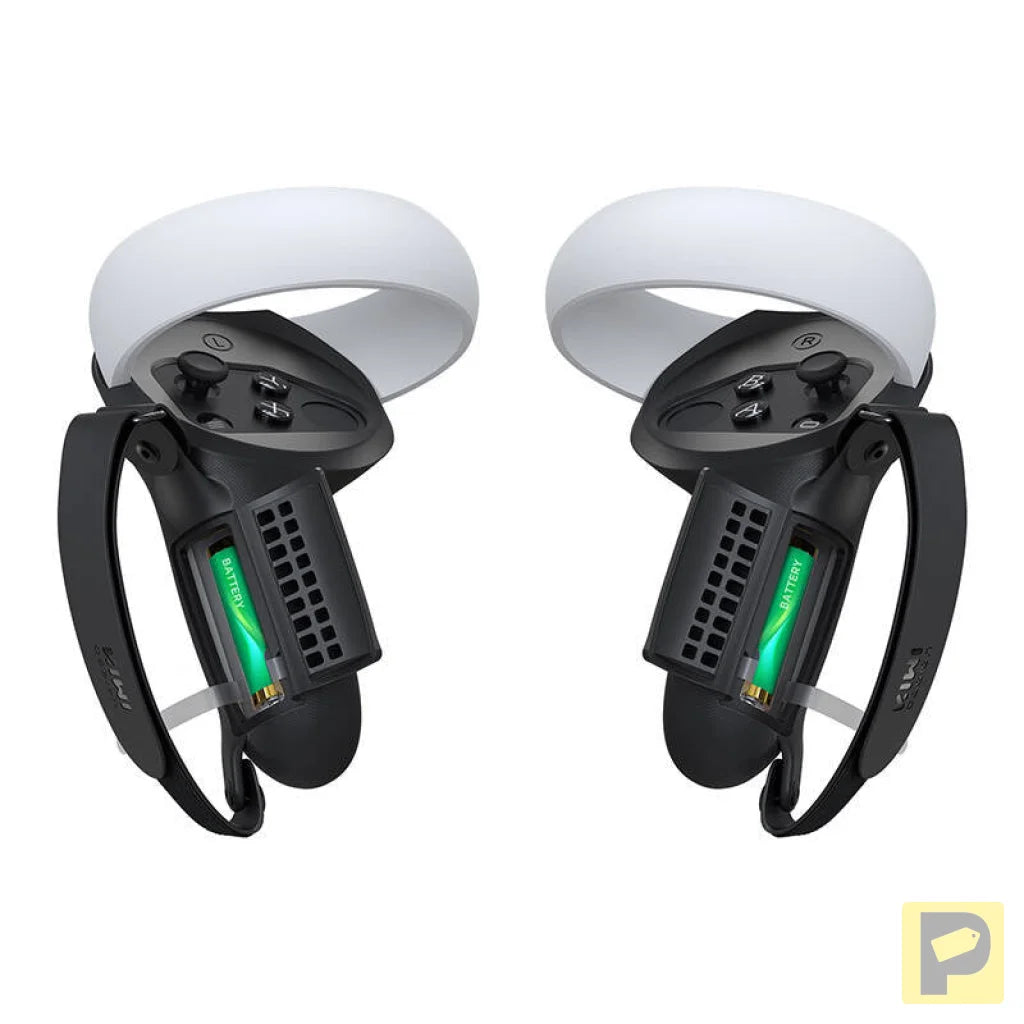 Controller Grip with Battery Door Kiwi Design Q1 PRO-2.2 for Meta Quest 2 Black