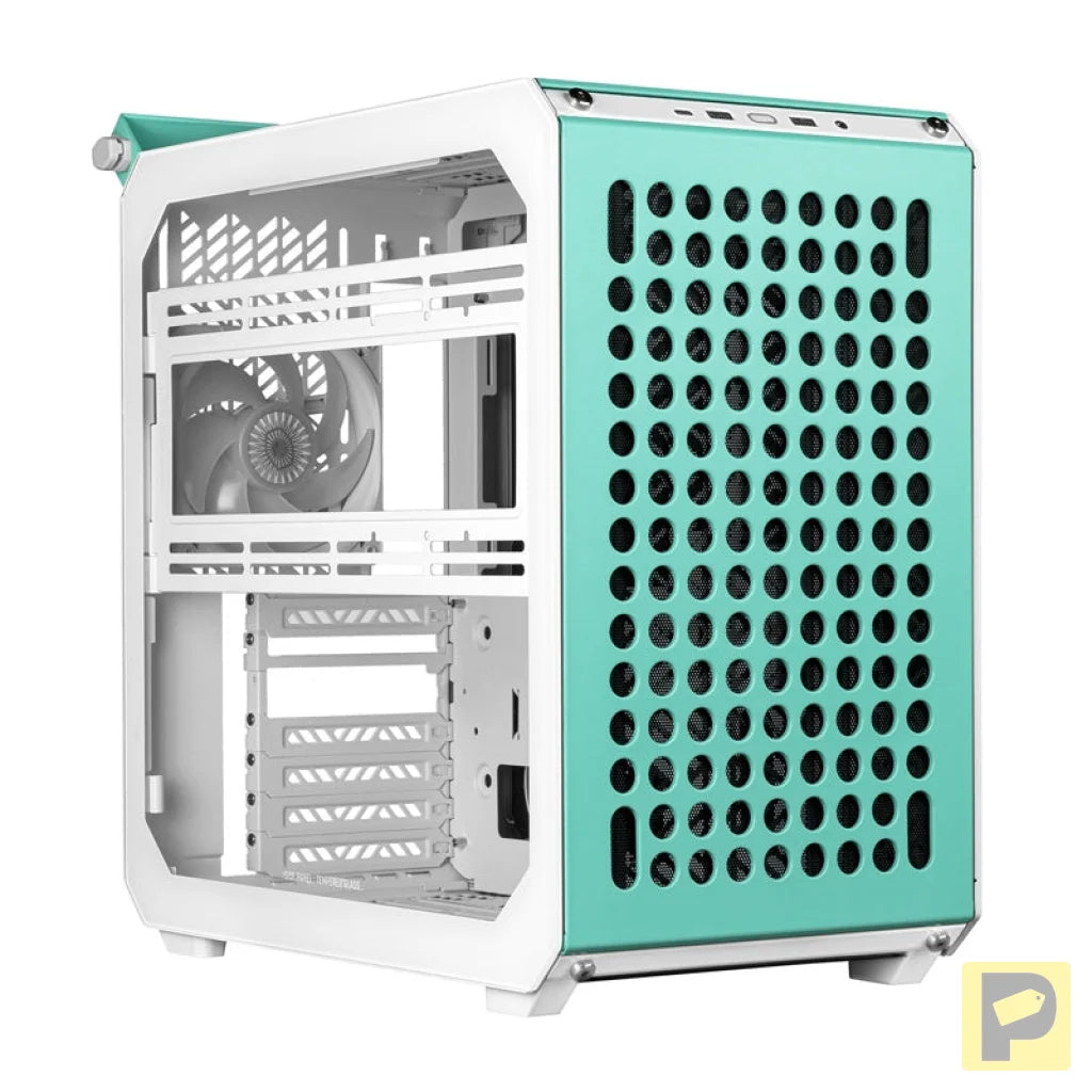Cooler Master Qube 500 Flatpack Macaron computer case (green)