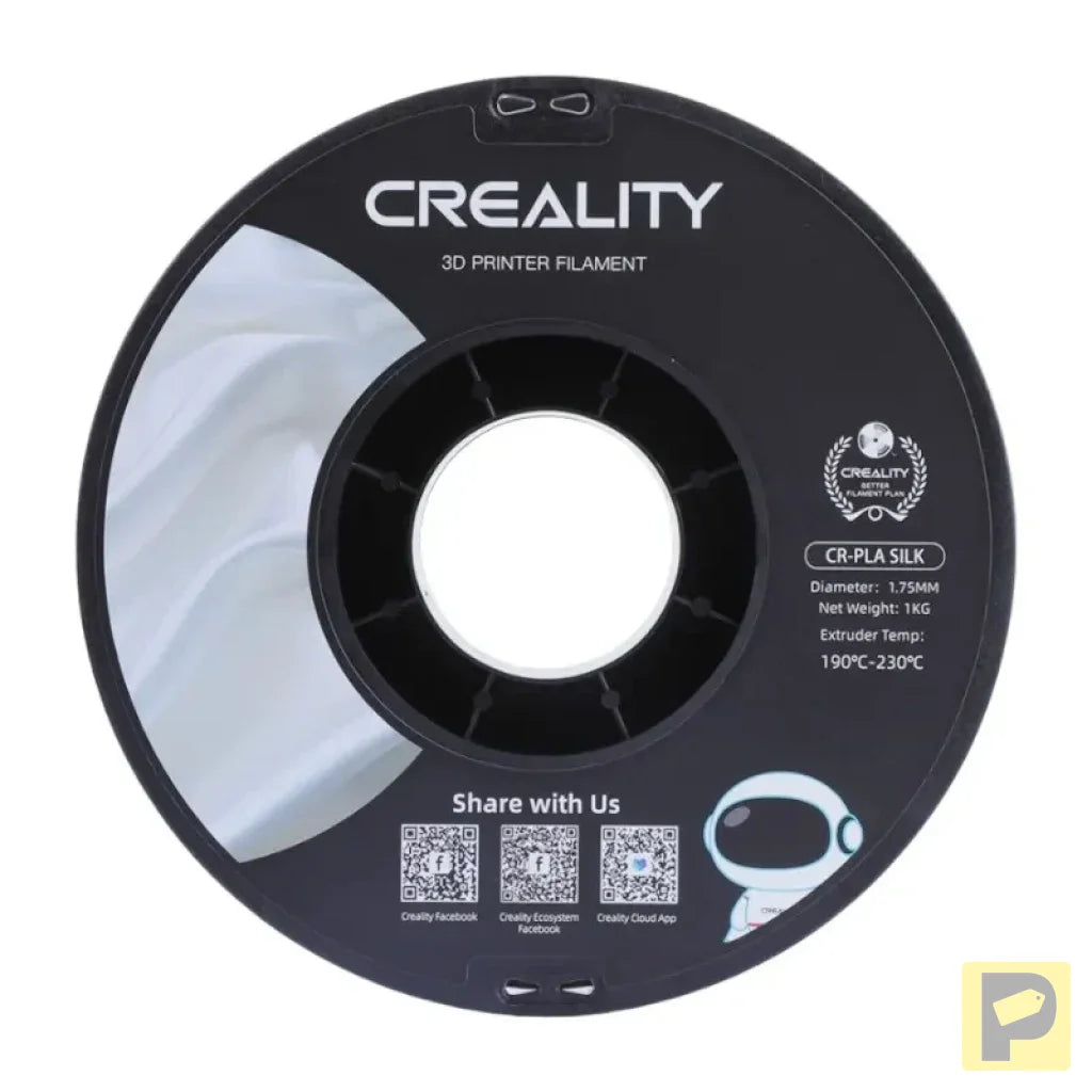 CR-Silk PLA Filament Creallity (Silver)