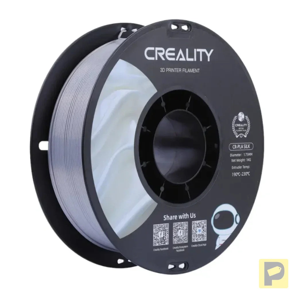 CR-Silk PLA Filament Creallity (Silver)