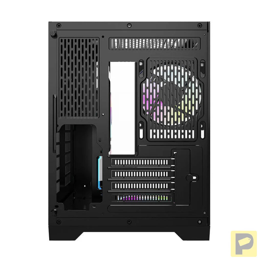 Darflash FT350 computer case + 5 aRGB fans (black)