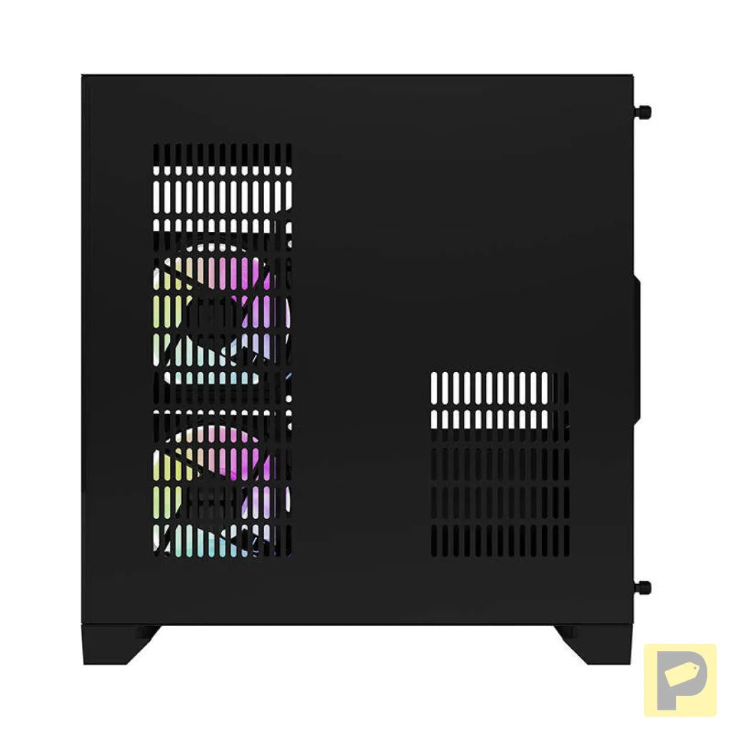 Darflash FT350 computer case + 5 aRGB fans (black)