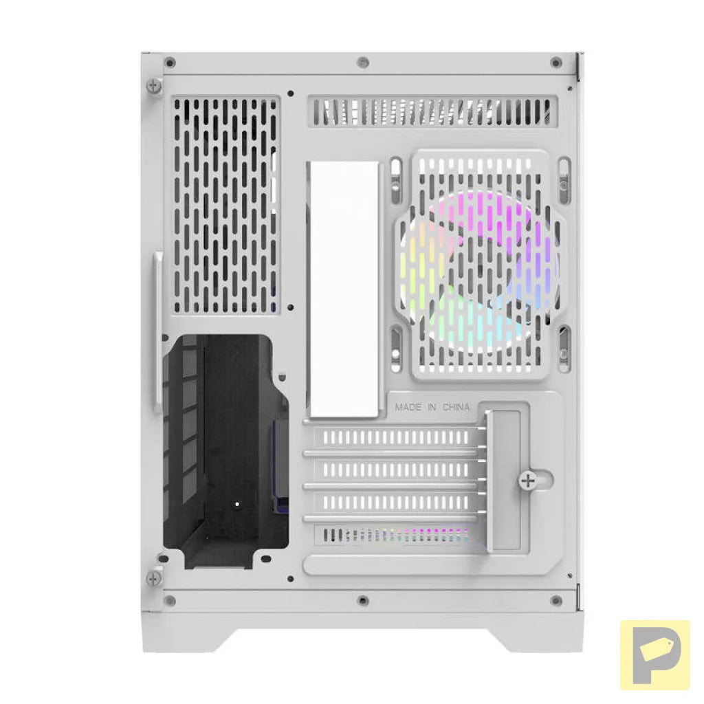 Darflash FT350 computer case + 5 aRGB fans (white)